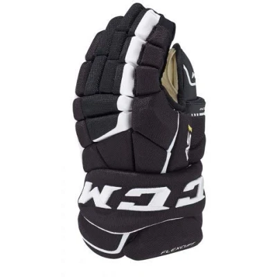 Imagen de CCM Super Tacks AS1 Guantes para niño (12 pulgadas), color negro/rojo/blanco
