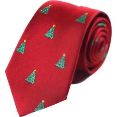 Imagen de Baokuan Corbatas De Navidad para Hombres, Corbata Fiesta Temporada Navideña, Divertida Hombre