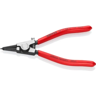 Imagen de Knipex Alicate para arandelas de sujeción en ejes negro atramentado, recubiertos plástico 140 mm 46 11 G0