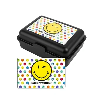 Imagen de United Labels Smiley Smileyworld Fiambrera con divisor, color negro