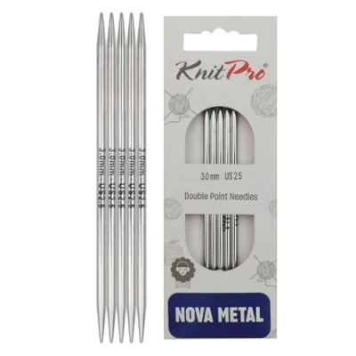 Imagen de Knit Pro Agujas para Calcetines KnitPro Nova Metal (15cm x 3.00mm) 1 Unidad