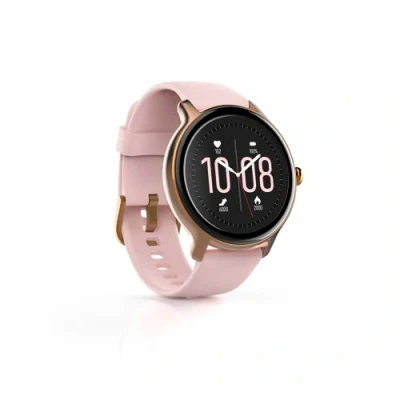 Imagen de Hama Reloj Inteligente Waterproof (6 días de Carga, Frecuencia cardíaca, Oxígeno en Sangre, Estrés y Tiempo Entrenamiento), Color Rosa