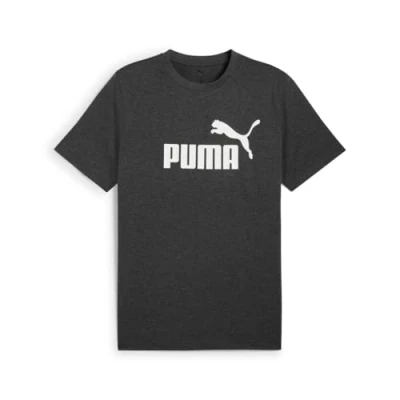 Imagen de PUMA ESS No. 1 Logo Heather tee, Camisetas Unisex Adulto, Dark Gray Heather,