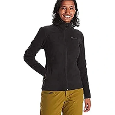 Imagen de Marmot Mujer Wm&#039;s Reactor Polartec Jacket, chaqueta polar cálida, de exterior con cremallera completa, jersey transpirable y resistente al viento, Black, S