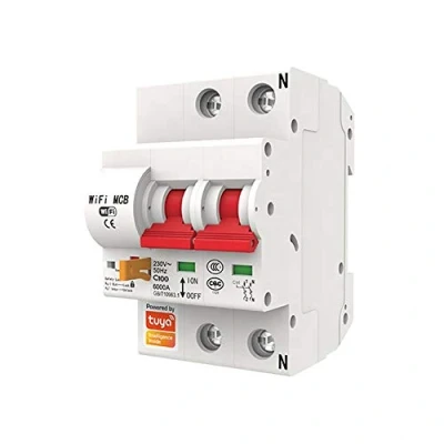 Imagen de Disyuntor actual residual inteligente PNI SafeHome PT802P WiFi, 3P, 100A, control de internet, aplicación móvil Tuya Smart