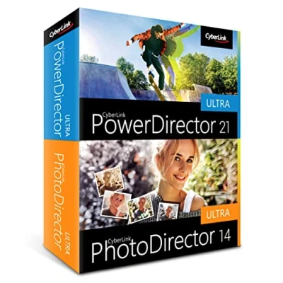 Imagen de CyberLink PowerDirector 21 Ultra &amp; PhotoDirector 14 English Ret.Pack.