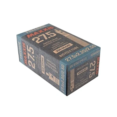 Imagen de Maxxis 27.5x2.2/2.5 Presta, Cámara Freeride 38mm Unisex Adulto, Negro, 27.5x2.2 2.5 Paquete De 100