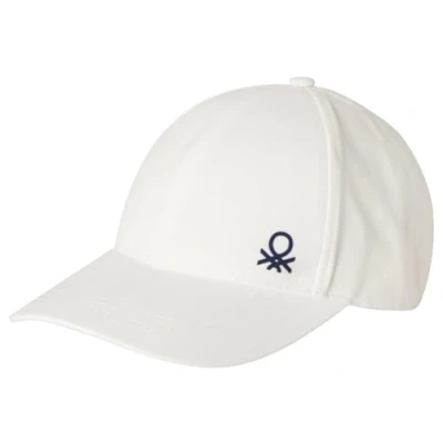 Imagen de United Colors of Benetton Cappello C/Visiera 6yctca01y Juego de Accesorios Invierno, Color Blanco, KL Unisex niños