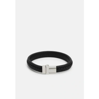 Imagen de Tommy Hilfiger Magnetic Braided Family Pulsera black/silvercoloured, Hombre, Talla: One Size, Black/silver coloured