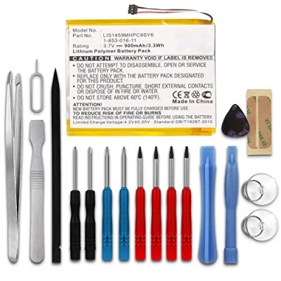 Imagen de subtel® Batería Recargable Compatible con Tablet Sony PRS 350 650 900mAh + Juego de Herramientas Repuesto Pila sustitución Battery