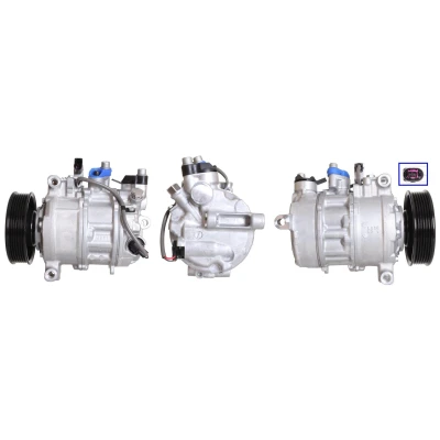Imagen de ELSTOCK 51 1036 Compresor de Aire Acondicionado PAG 46 R134a con juntas VOLKSWAGEN: Amarok Pick up