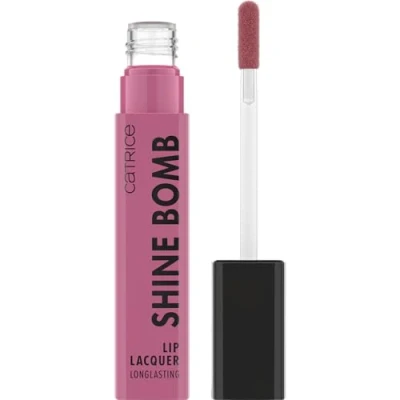Imagen de Catrice Shine Bomb Lip Lacquer, nº 060, Nude, de larga duración, resultado inmediato, brillante, color intenso, vegano, sin aceite, parabenos, micropartículas plástico, 1 unidad (3 ml)