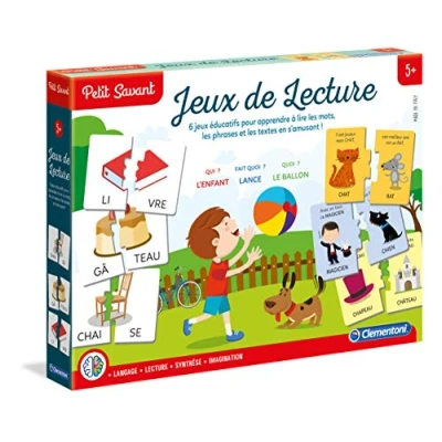Imagen de Clementoni 62550.5 Juego educativo de lectura para 5 a 7 años (versión en francés)