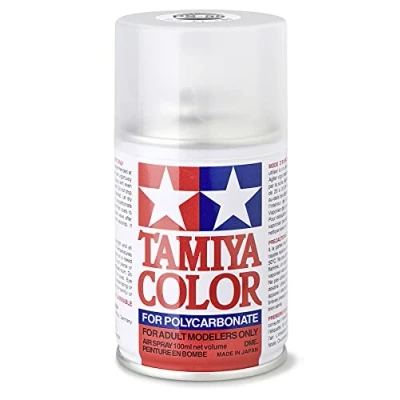 Imagen de TAMIYA 86055 PS 55 Barniz transparente mate de policarbonato, 100 ml, en spray para modelismo plástico, y accesorios manualidades, pinturas aerosol