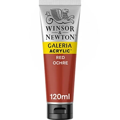 Imagen de Winsor &amp; Newton Galería Pintura Acrílica, Rojo (Red Ochre), 120 ml,