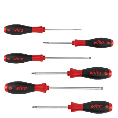 Imagen de Wiha 26113 Juego de Destornilladores SoftFinish Ref. 302HK601, Schlitz/PH/PZ, Set 6 Piezas
