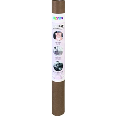 Imagen de Heyda texipap Wash Paper Papel, celulosa de látex, marrón, 50 x 110 0,5 cm, 1 Unidades