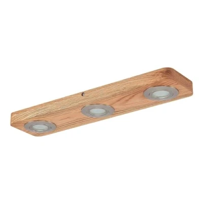 Imagen de lámpara de techo &#039;Mikari&#039; (Moderno) en Marrón hecho Madera e.o. para Salón &amp; Comedor (3 llamas,) Lindby madera, techo,