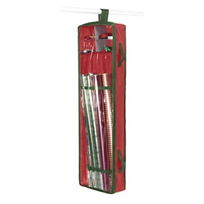 Imagen de Whitmor 6129 5343 Organizador de Papel Regalo, 1 Unidad (Paquete 1), Rojo
