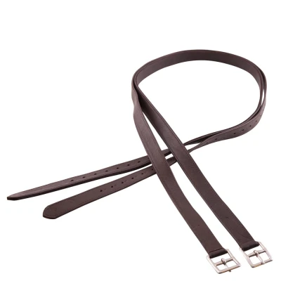 Imagen de BR Cueros estribo Nylon 160 Marrón / Plata
