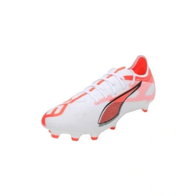 Imagen de PUMA Ultra 5 Match FG/AG, Zapatillas de fútbol Unisex Adulto, White Black Glowing Red, 39 EU