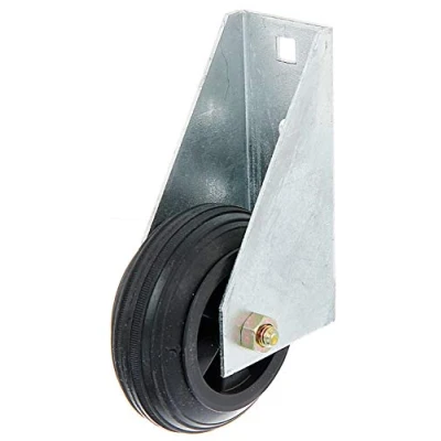 Imagen de Alberts 214364 Rueda de apoyo para pórtico, pórticos pesados, atornillar, Galvanizado en caliente, Ø80 mm