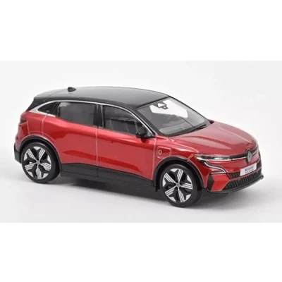 Imagen de OPO 10 Coche en Miniatura Compatible con Renault Megane E Tech 100% Eléctrico 2022 Rojo Llama y Negro Escala 1:43 Norev 517921
