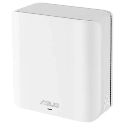 Imagen de ASUS ZenWiFi BD4 1 Pack Mesh WiFi 7 de Doble Banda, 3600 Mbps, Cobertura 228m², Dos Puertos 2,5G, Controles Seguridad y parentales incluidos, Smart Home Master SSIDs Blanco