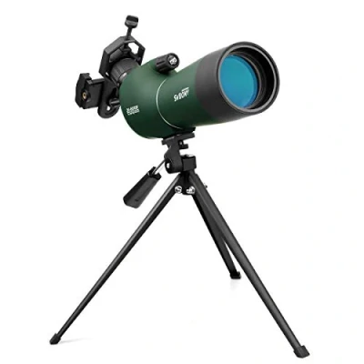 Imagen de Svbony SV28 Telescopio Terrestre 20 60x60 de Zoom FMC BAK4 ImpermeableTelescopio con Trípode y Adaptador Universal para Smartphone Observación
