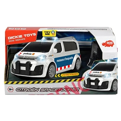 Imagen de Dickie Toys Furgoneta Mossos d&#039;Esquadra con Radar, 15cm, Luz y Sonido, para Niños A Partir de 3 Años (203713010SIE)