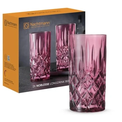 Imagen de Nachtmann 105442 Juego de vasos cóctel (2 unidades, 395 ml), color rojo