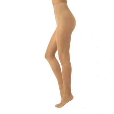 Imagen de CALZITALY Medias de Descanso, Panty Compresión Fuerte Factor 10 mm/Hg 70 DEN Negro, Natural, Azúl S, M, L, XL Calcetería Italiana (XL, Natural Tan)