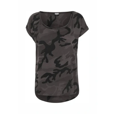 Imagen de Urban Classics CAMO Camiseta estampada, Mujer, Talla: XS, Dark green
