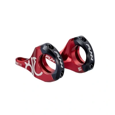 Imagen de Funn RSX Potencia Direct Mount para Bicicleta con Abrazadera de Manillar 31.8mm, Diseño Dividido 2 Piezas Ligero Horquillas Doble Corona, Elevación 30mm (Rojo)
