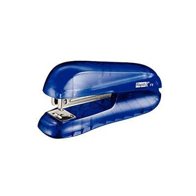 Imagen de Leitz F6 5000271 Grapadora (metálica y de plástico, 20 hojas capacidad), color azul transparente