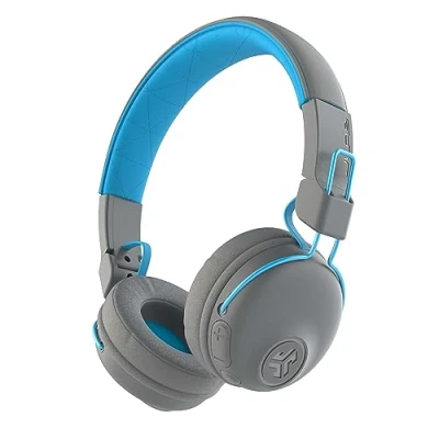 Imagen de JLab Auriculares Inalámbricos Audio Studio Y con Más De 30 Horas Tiempo Reproducción Sonido Eq3 Personalizado On Ear Micrófono, Azul