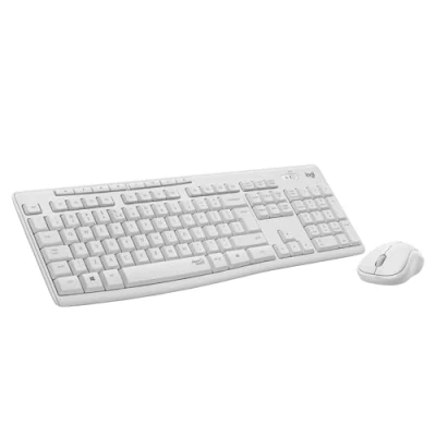 Imagen de Logitech MK295 Combo de Ratón y Teclado Inalámbricos, Disposición QWERTY US Internacional, Blanco