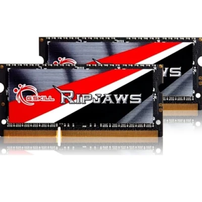 Imagen de G.SKILL RAM Memory RIPJAWS F3 1600C9D 8GRSL (DDR3 SO DIMM; 2 X 4 GB; 1600 MHz; 9)