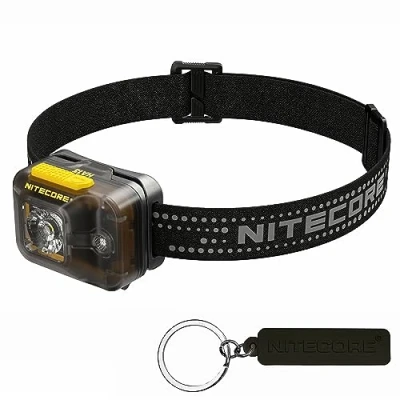 Imagen de Nitecore HA13 Faro delantero multiusos AAA de 350 lúmenes, doble haz