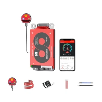 Imagen de DALY Smart BMS 4S 24S 40A a 500A con módulo WiFi y Placa de protección comunicación Can 485 para Paquete batería Litio LifePO4 (LifePO4 15S 48V, 100A)