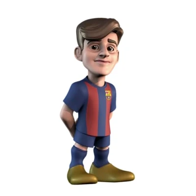 Imagen de MINIX Muñeco de GAVI, Jugador del F.C. Barcelona Figurita : GAVI Ideal para Tartas, Fanáticos o Coleccionistas 7 cm
