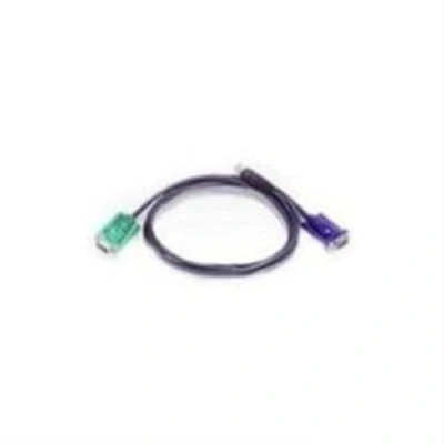 Imagen de ATEN 2L5201U Switch KVM (1.2m, Negro, CE700A CL5708M CL5716M CL5800N CL5808N CL5816N CN8000 CS1308 CS1316 CS1708A CS1708i, HD 15, USB A, SPHD Macho/Macho)