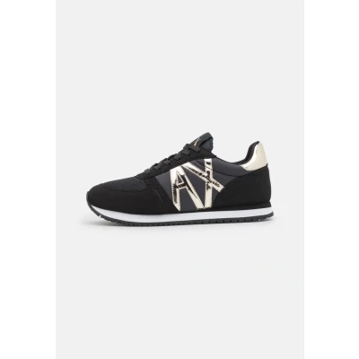 Imagen de Armani Exchange Zapatillas, Mujer, Talla: 36, Black/light gold Zapatos
