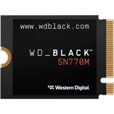 Imagen de WD_BLACK SN770M 1TB M.2 2230 NVMe SSD, para dispositivos de juego portátiles y ordenadores compatibles. Con PCIe Gen 4.0, hasta 5150MB/s, Asus ROG Ally, Steam Deck, Microsoft Surface