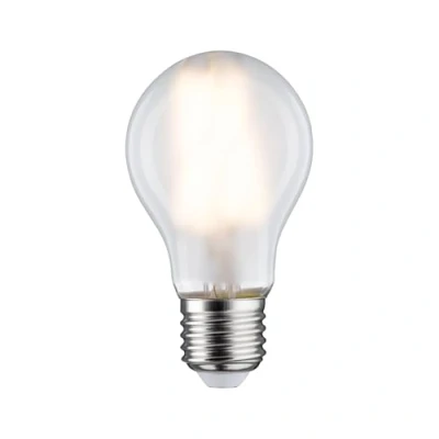 Imagen de Paulmann 28729 Lámpara LED forma estándar 7,5 W, regulable, fuente de luz mate, blanco, iluminación, plástico, 4000 K E27