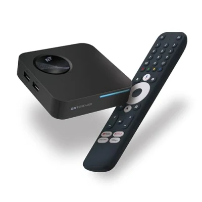 Imagen de Streaming Box GX1 4K HDR10+ Smart Google TV Player Reproductor AI Features 4GB RAM WiFi 6 LAN USB Chromecast Netflix Prime Video Disney+