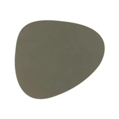 Imagen de LIND DNA Coaster Nupo Leather Army Green 13 x 11 cm