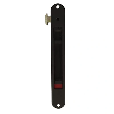 Imagen de Amig Cierre De Embutir para Ventanas y Puertas Correderas Aluminio Mod.3650, Cerradura Gancho Empotrar, Acabado en Negro, Medidas: 174 x 23 mm