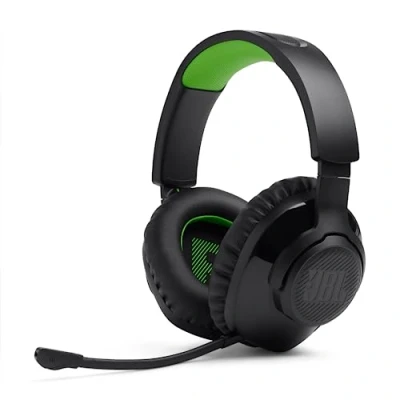 Imagen de Auriculares gaming JBL Quantum 360X Console Wireless, Para Xbox, Inalámbrico, Cancelación Activa de Ruido, Micrófono, Blanco y Azul