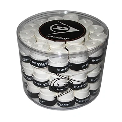 Imagen de Dunlop Tour Dry Bote de 60 Unidades overgrip, Color Blanco